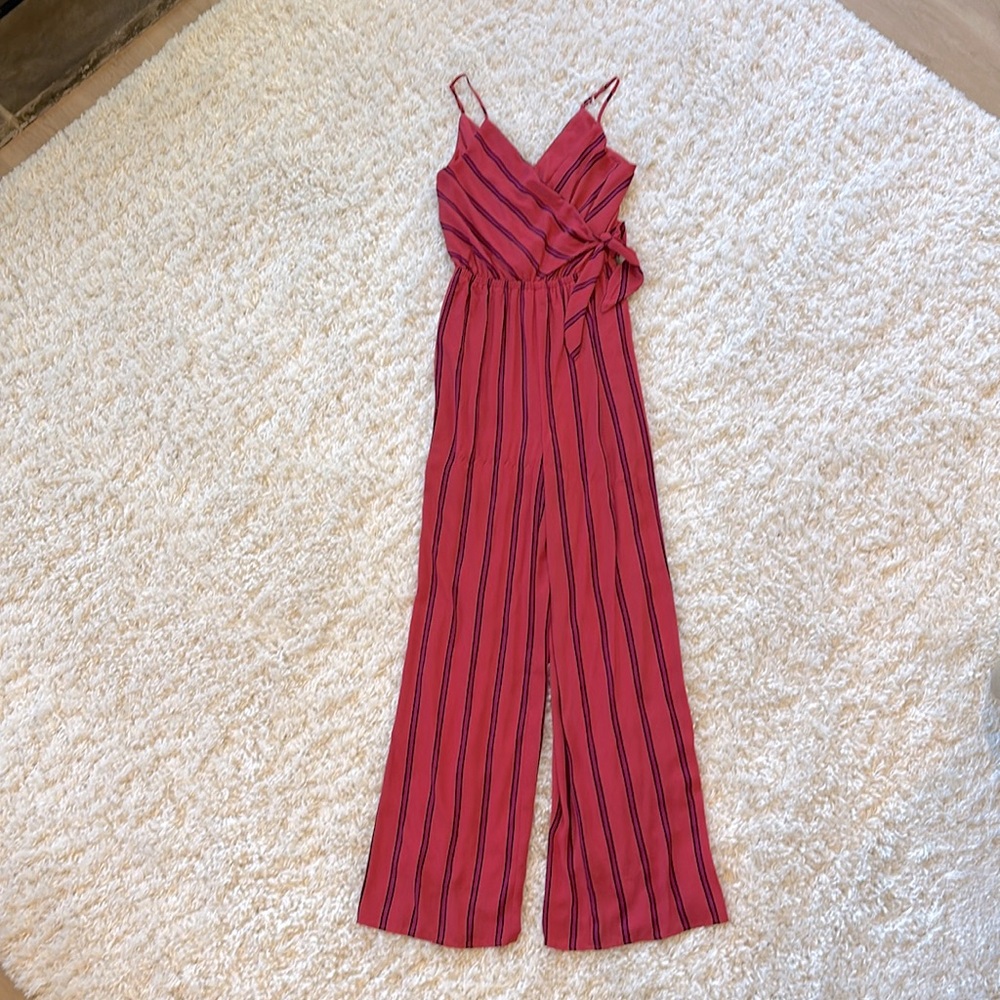 Raspberry Pink Jumpsuit From Express, Size Small - image 1